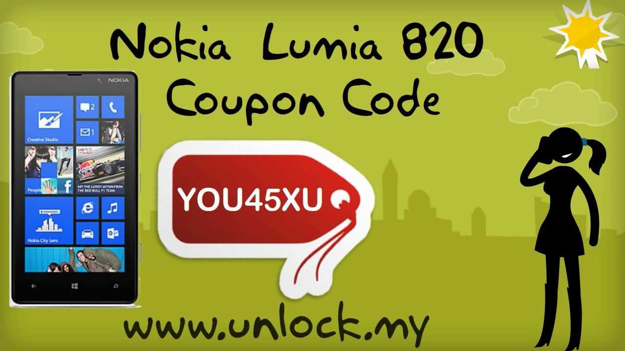 Nokia lumia 820 unlock code generator free code